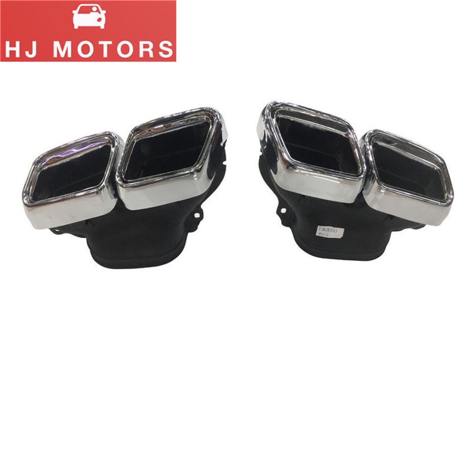 Muffler, Exhaust & Tailpipe for 2014-2017 Mercedes-Benz ES-Class W212/W222 S65 E63 AMG Tailpipe Exhaust Pipe