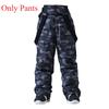 2025 New Baggy Warm Snow Pants Men Outdoor Sports Windproof Waterproof Breathable Adult Skiing Pant Loose Snowboarding Winter