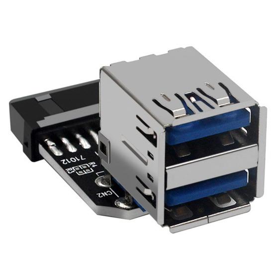 USB3.0/3.1 Adapter IDC19P/20P A Female Port to USB Adapter with Inner Connection Dongle