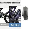 Lightweight ABS Carbon Fiber Rear Wheel Shock Mudguard SuitableFor Off Roading Motorcycles Dirt Bikes Lightweight Design