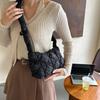 2025 Autumn Niche Korean Cloud Bubble Bag Casual Folded Down Casual Underarm One Shoulder Crossbody Dumpling Bag