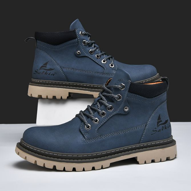 Men's Autumn British-Style Work Boots