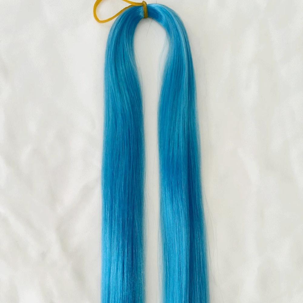 80cm/40g Colorful Series Japan Milk-Silk Doll Hair Wig DIY Repair Decor Toy Sewing Doll Wig Hair Hairline