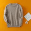 Premium Children's Cashmere Sweater: Boys' Half-Neck & Girls' Base Layer Wool Jumper