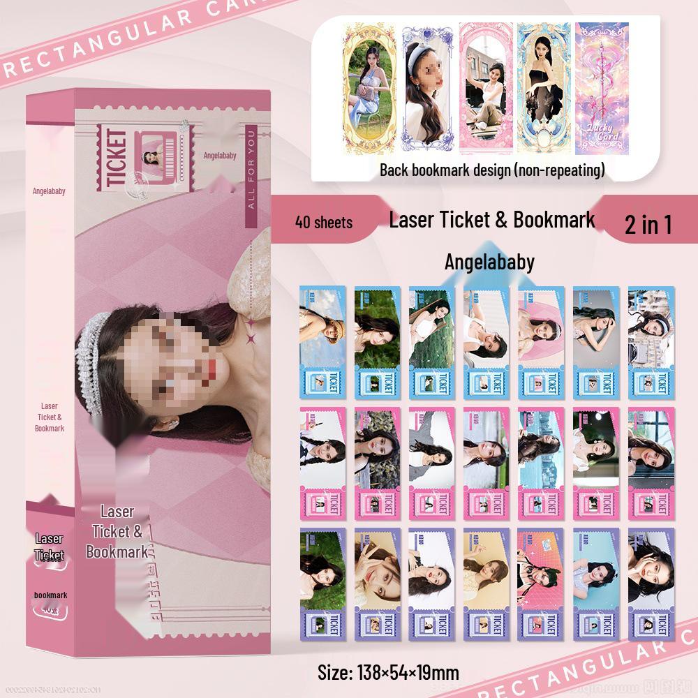 Ju Jingyi, Bai Lu, Jang Wonyoung, Zhao Lusi, Fan Chengcheng, Cheng Yi, Zhou Shen: Laser-Cut Bookmark and Small Card Collection