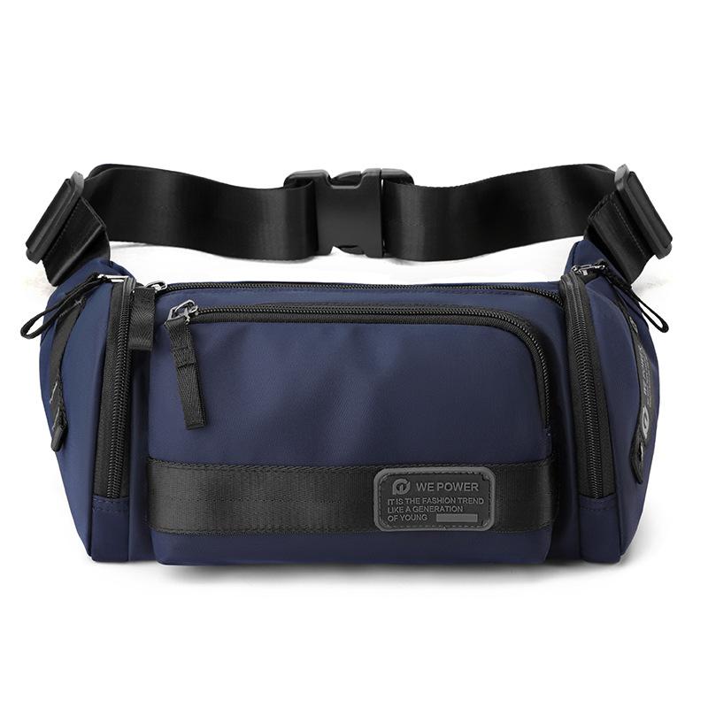 Men's Lightweight Waist Pack Multi-Pocket Belt Bag Casual Crossbody Messenger Bag for Travel Hiking Running Outdoor Activities