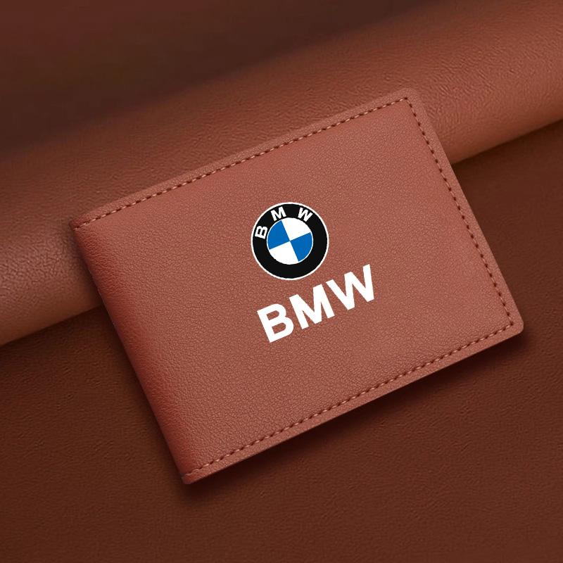 Ultra-Thin Car Driver License Bag ID Card Leather Cover For BMW X1 X2 X3 X5 X4 X6 X7 G30 G20 G32 G11 G12 F40 F30 F20 F10 F34 F07 msvc59