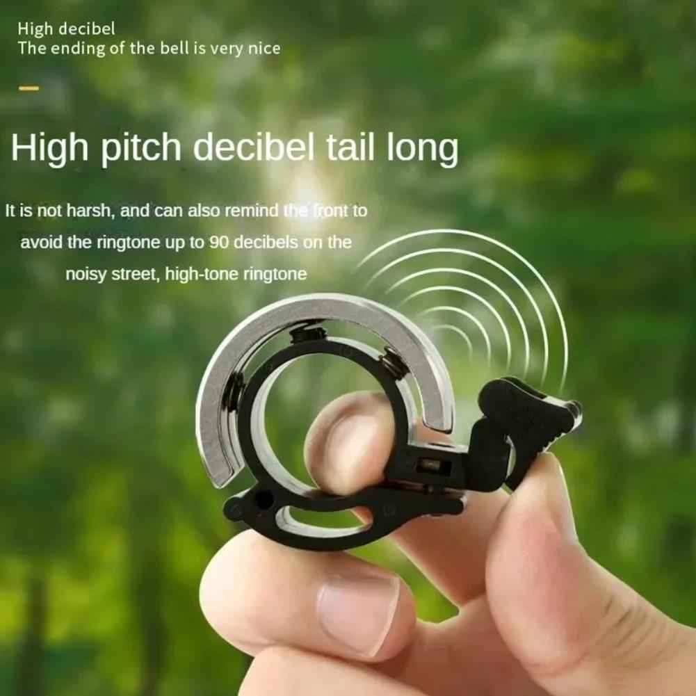 Bicycle Bell, Aluminum Alloy 22 Caliber Mountain Road Bike Horn Sound Alarm Safety Ride Handlebar For Kids Bike Accessories