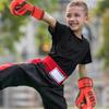 PU Leather Leather Boxing Gloves Breathable Kickboxing Protective Gloves  Training
