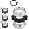 For Intake Throttle Intercooler  Pipe 2"/2.5"/3" 4" Od Exhaust V-band Clamp W Flange System Assenbly Anodized Clamp