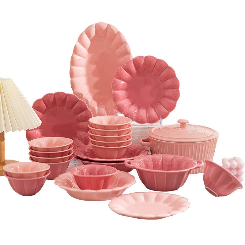 2024 Luxury Tableware Set: Elegant Bowl & Plate Combo - Perfect Housewarming Gift
