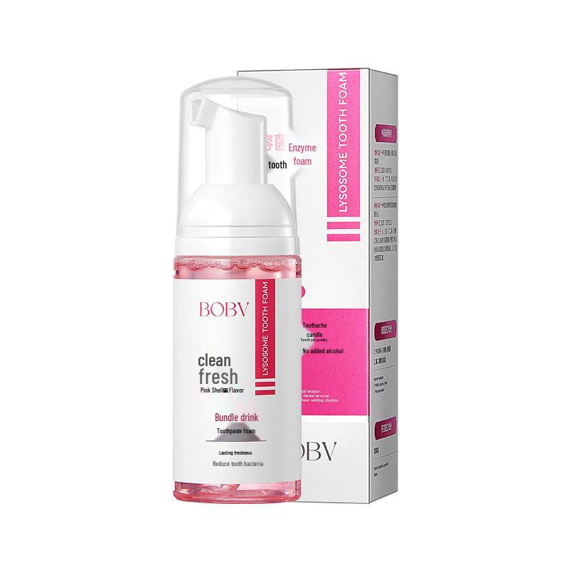 BOBV Lysozyme Teeth Cleaning Foam – Fresh Breath, Long-Lasting Deep Clean, Removes Odor, Cares for Gums, Toothpaste.