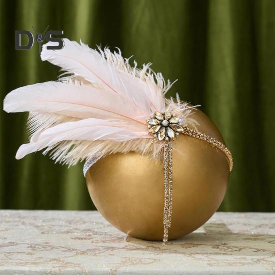 Sada šperků 20. léta Čelenka Rukavice Náušnice Set Třpytivé náušnice Pokrývka hlavy se sekvinami Korálky Doplňky pro hraní rolí