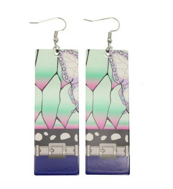 Japanese Style Demon Slayer Mutsuki Haya Female Demon Earrings