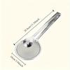 2-in-1 Stainless Steel Food Clip & Filter Mesh Tongs - Perfect for Oil-Frying & Strainer Ladle Kitchen Tasks!