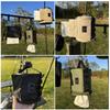 Portable Outdoor Camping Tissue Case with Hook Roll Paper Storage Bag Tissue Container for Outdoor Camping Hiking
