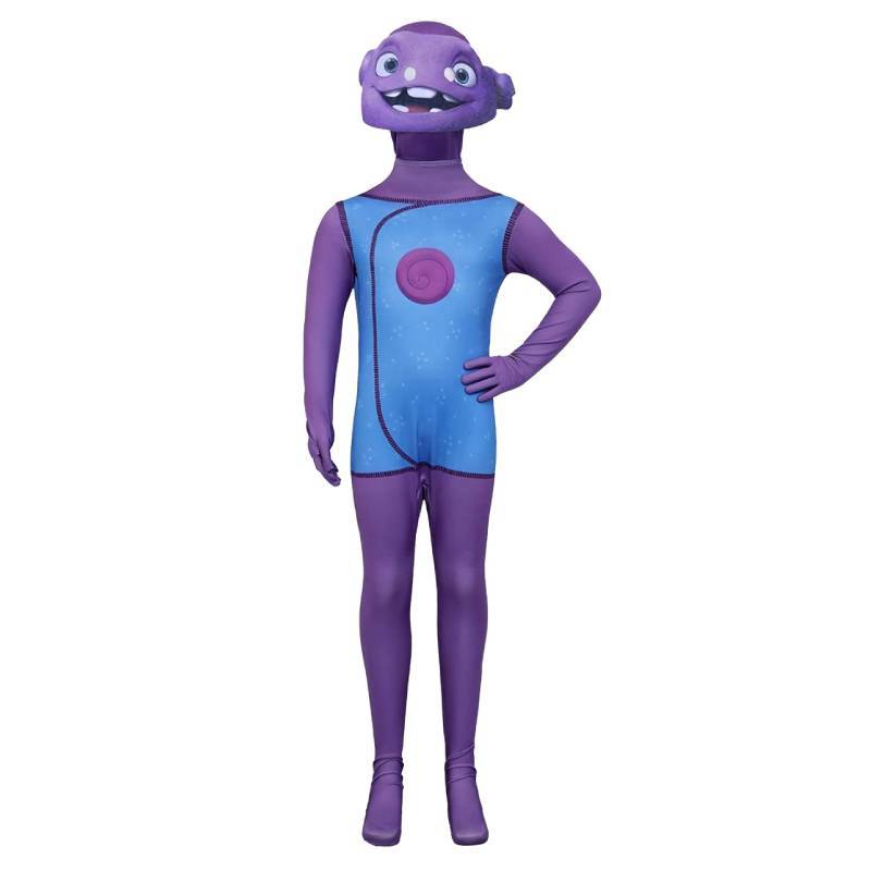 Home Oh Children Costume With Headpiece For Halloween Party And Stage Use