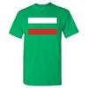 Bulgaria European Flag Basic Cotton T-Shirt - Irish Green