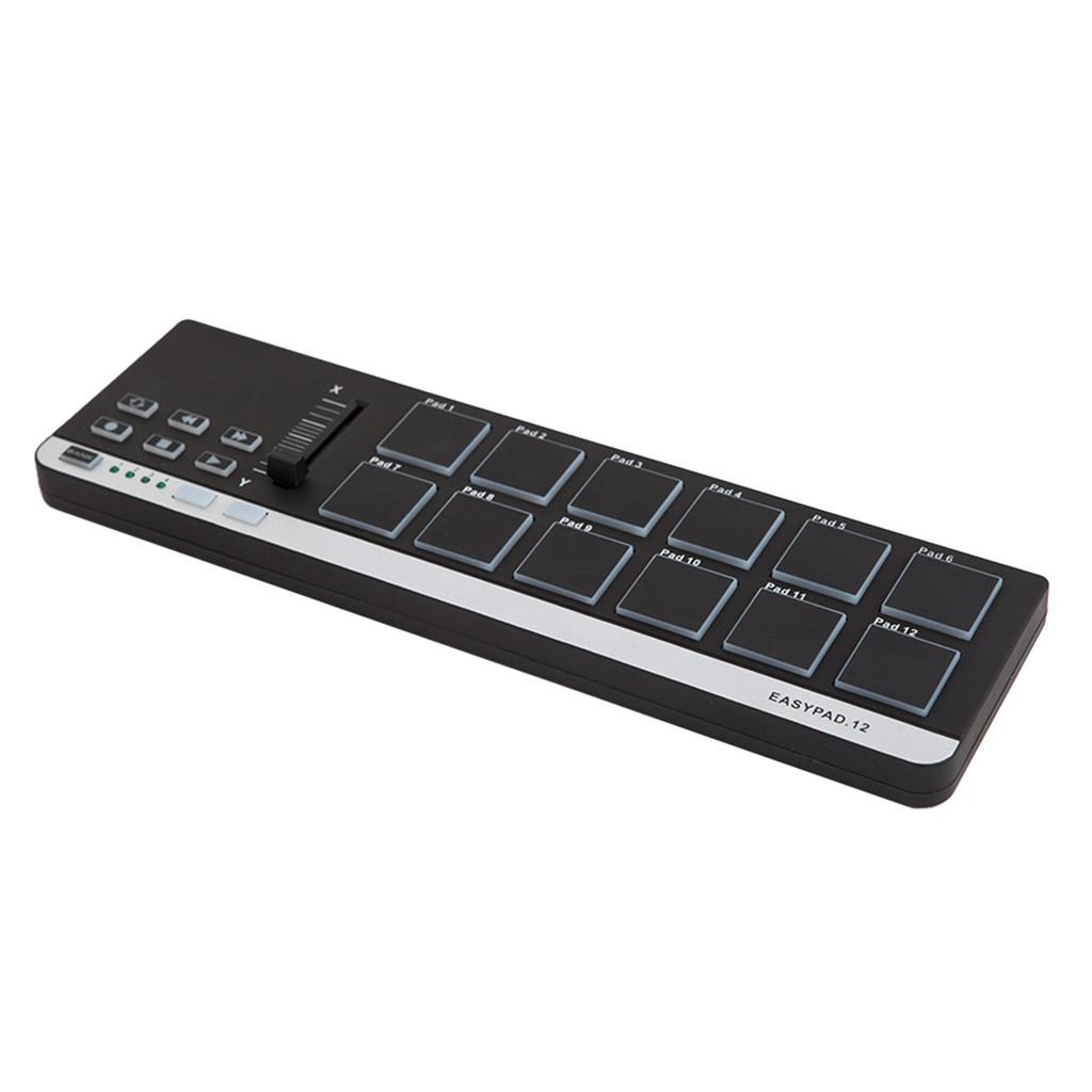 Worlde EasyPad.12 Portable Mini USB 12 Drum Pad MIDI Controller