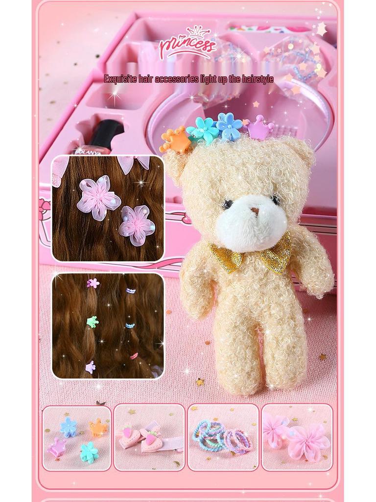 DIY Mädchen Perlen Schmuckschatulle: Prinzessin Armband & Halskette Puppenspielzeug Geschenk