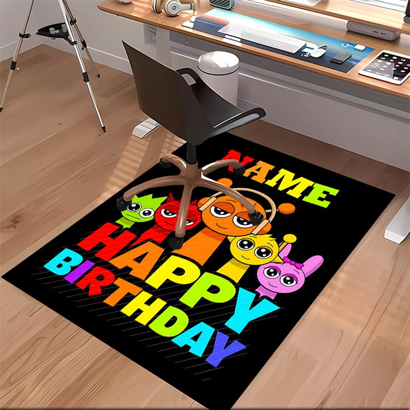 Custom personalization Sprunki themed Print Area Rug - Soft, Washable Non-Slip Indoor Mat,Living Room,Home&Office Decorative Rug