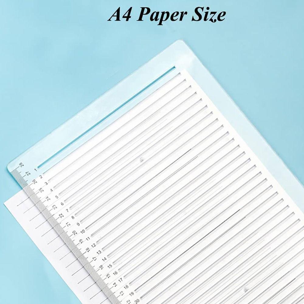 Straight Line Stencil Ruler Writing Stencil Ruler Lines Markings Ruler Calligraphy Template