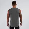 Muscular Men Men's Fitness Vest Men's Muscle Sleeveless Top Vest Bodybuilding Gym V-neck Sports Vest Solid Customization