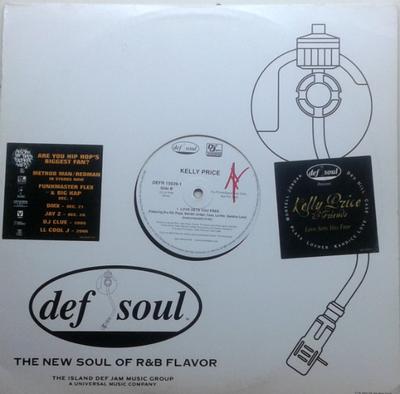 Disque 12 pouces KELLY PRICE - Love Sets You Free DEFR150391 Def Soul 2000 US Rap & Hip-Hop/R&B Occasion