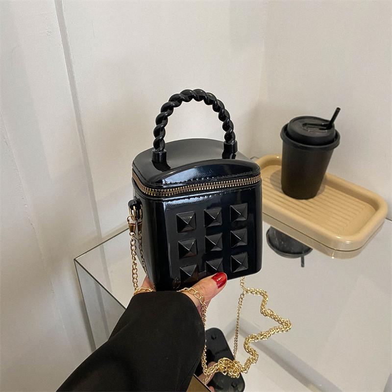 Stylish Korean Mini Bucket Shoulder Bag For Kids With Unique Quilted Design Perfect For Everyday Use