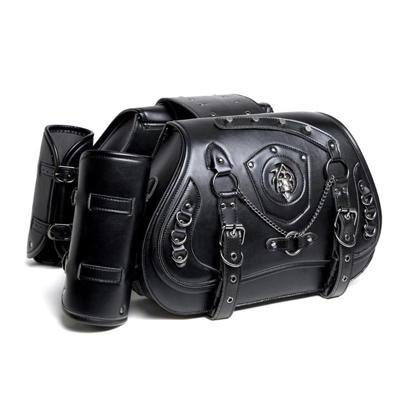 Multifunctional Motorcycle Saddlebag Adjustable Motorcycle Saddlebag Side Bag Pair for Adventurers & Commuters Alike