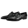 Fashion Classic Italian Men's Leather Shoes Handmade Slip-On Casual Oxford Designer Outdoor Driving Luxury Black Business Office Shoes