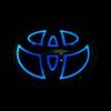 Dla Toyota Corolla Camry Reiz PRADO Vios Highlander LVALON Yaris LANDCRUIS 5D Grill Przedni Bagażnika Logo Światło LED Modernizacja