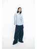 Spring/Summer 2025 European & American Gold Button Turn-Down Collar Long Sleeve Loose Shirt