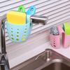 Kitchen Tools Kitchen Sink Saddle Style Double Silicone Sponge Holder Sink Rack Storage Organizer Soap Kitchen