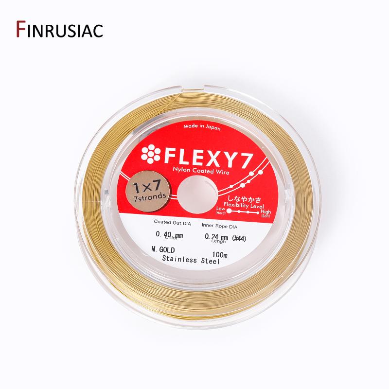 

Wholesale 0.4MM Stainless Steel Wire Beading Rope Cord Thread String For DIY Bracelets Jewelry Making Supplies Findings 0.4mm- 2 meters