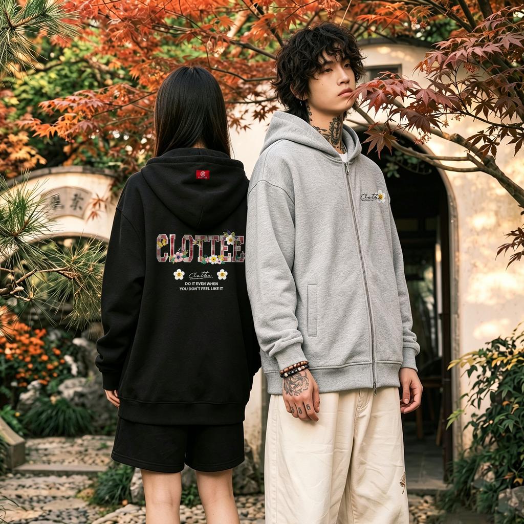 CLOT Sweatshirts Unisex Hooded Non Detachable Moderate Straight Fit EY630118A0600032-S5