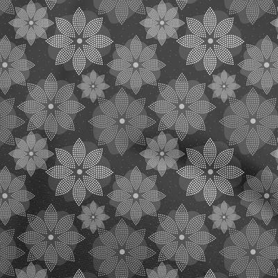 Cotton Flex Gray Fabric Dotted Floral Sewing Fabric By The Yard Printed Diy Clothing Sewing Supplies 40 Inch