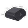 Car Storage Box Vehicle Garbage Dust Case Black Square Pressing Type Trash Car Trash Bin Hanging Can Auto Interior Accessories