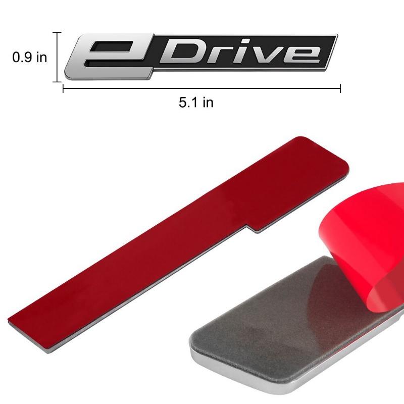 1 Stück EDrive Logo 3D Auto-Badge Aufkleber Emblem Abziehbild Auto Karosserie Aufkleber