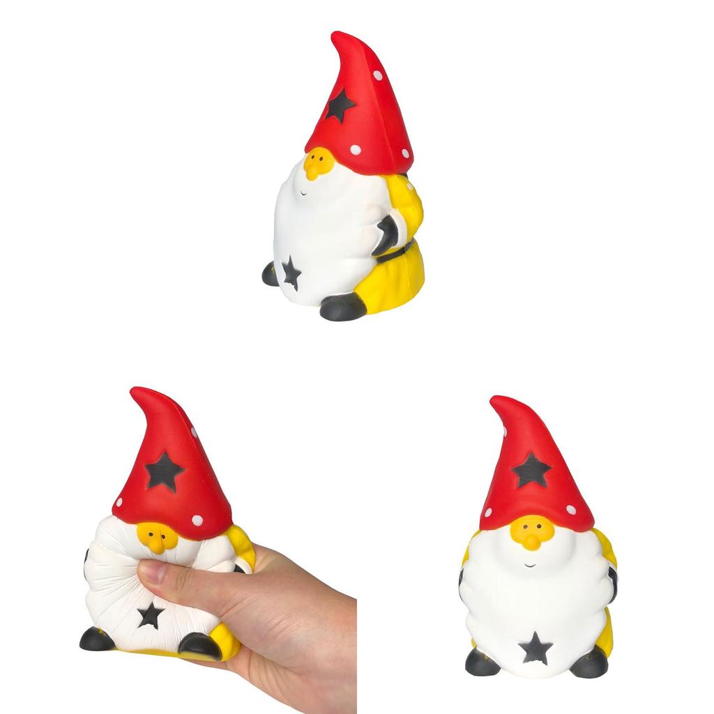 Christmas Santa Squishy Toy With Slow Rebound Pu Foam For Holiday Decor And Stress Relief