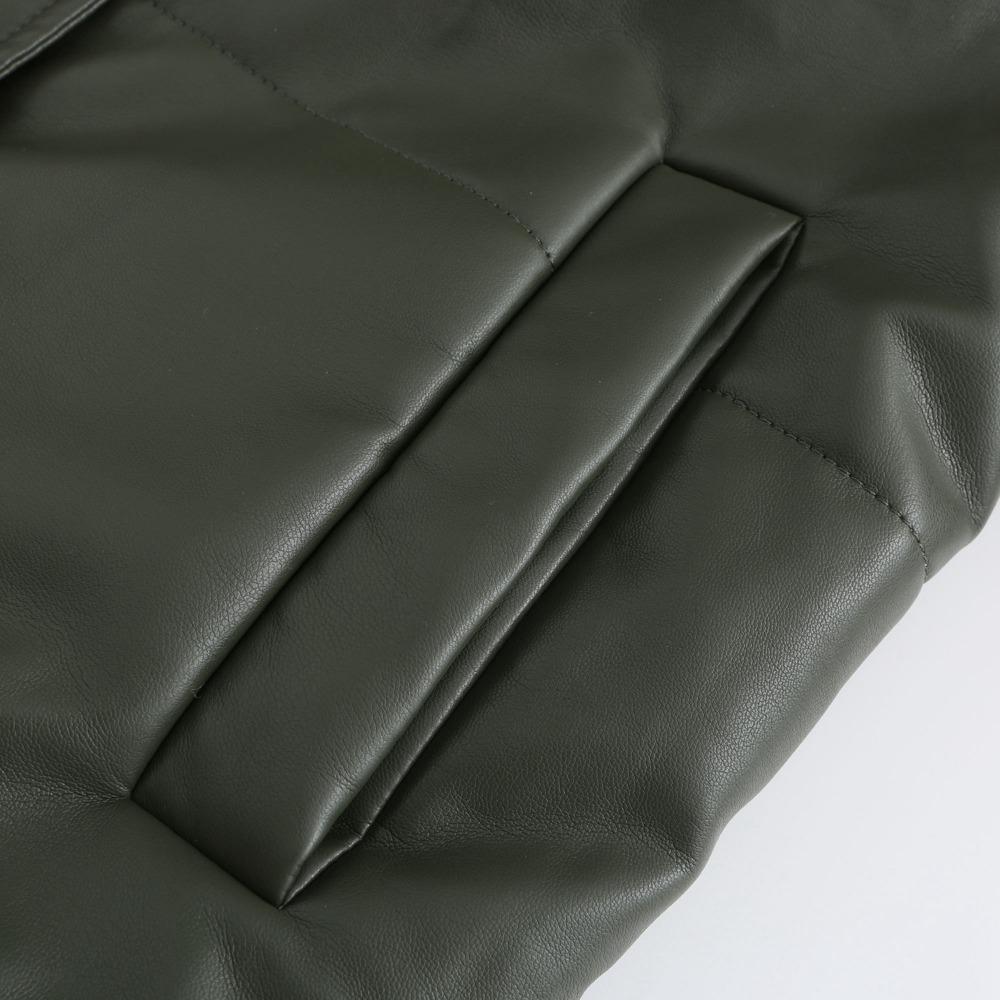 New Autumn and Winter Short Leather Jacket Women's Jacket European and American Thickened Cotton-padded Clothes Bread Clothes
