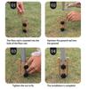 Awning Canopy Pole Fixing Pipe Ground Holder Colorful Windproof Adjustable Outdoor Camping Tent Accessories
