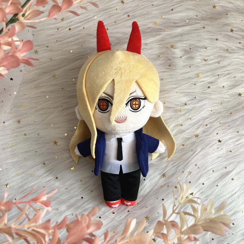 

20см Аниме Плюшевая Кукла Игрушка Макима Пауэр Хигасияма Кобэни Ангел-Дьявол Хаякава Аки Митака Аса Резе Милый Мягкий Набивной Подушка 20cm