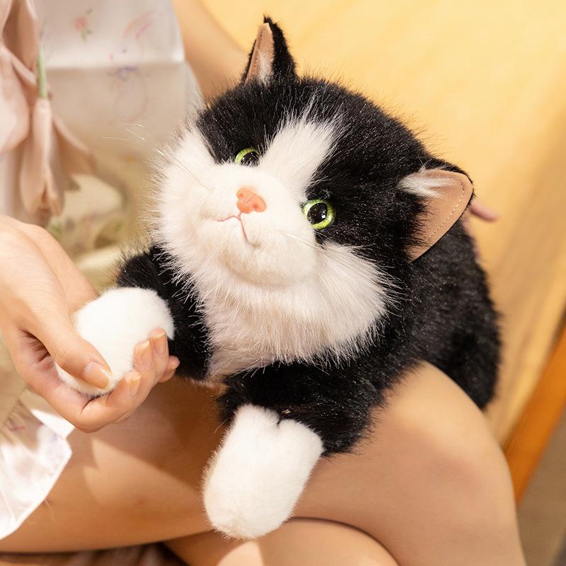 Simulation Fairy Ragdoll Cat Doll Cute Cat Plush Toy Doll Girl Companion Pillow Rag Doll Gift