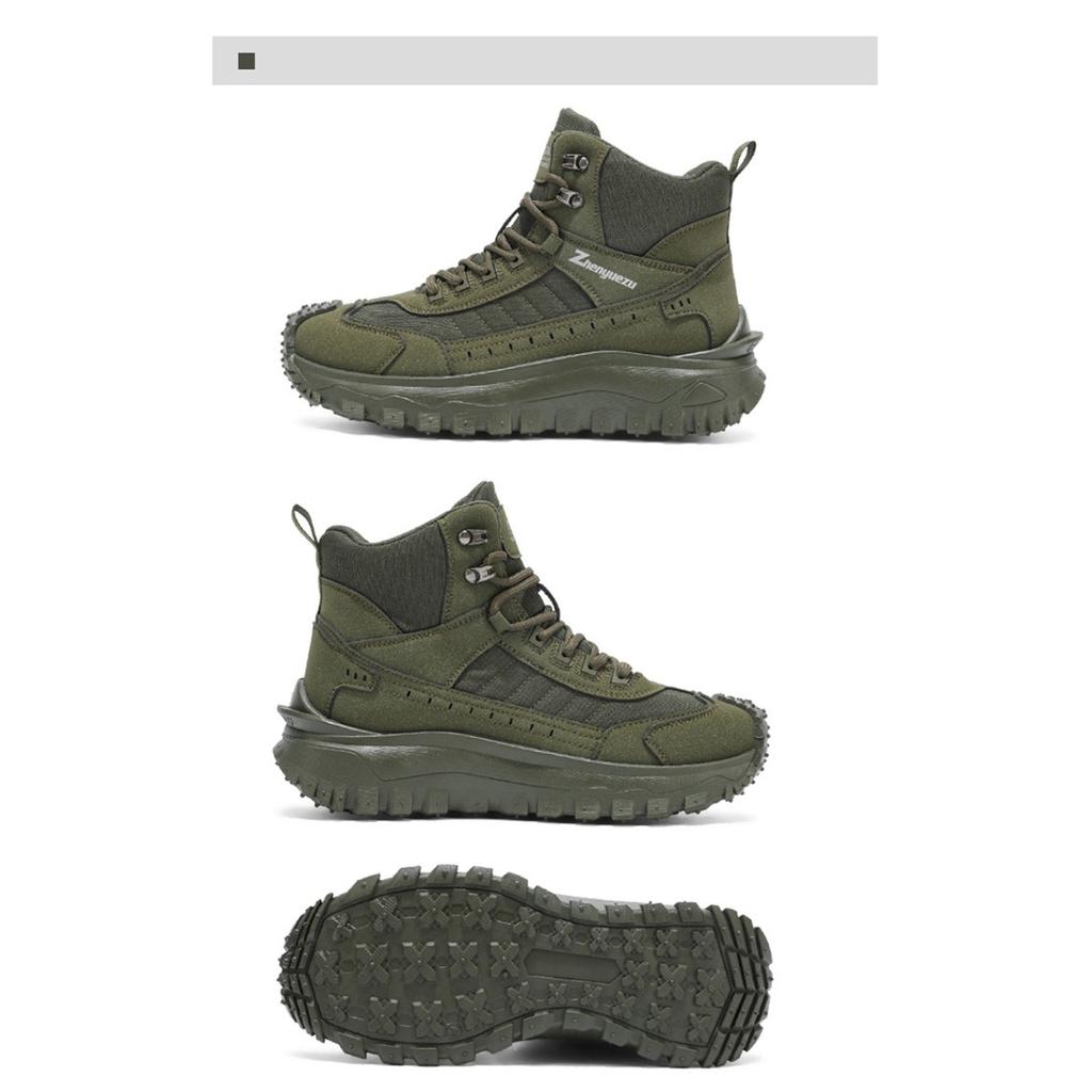 Herbst High Top Übergröße Sport-Wanderstiefel, Bequeme Dicksohlige Leichte Lässige Wanderschuhe, Täglicher Outdoor-Sport, Wandern und Reisen
