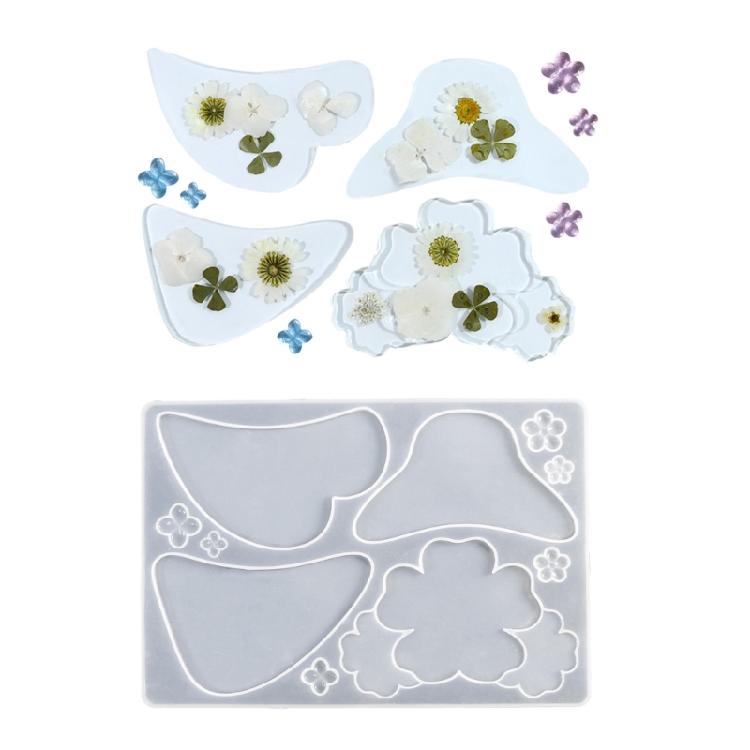 

Silicone Fashion Hair Clip Molds Jewelry Making Supplies for Crafting Hair Claw Clip and Jewelry with Epoxy Resin 1