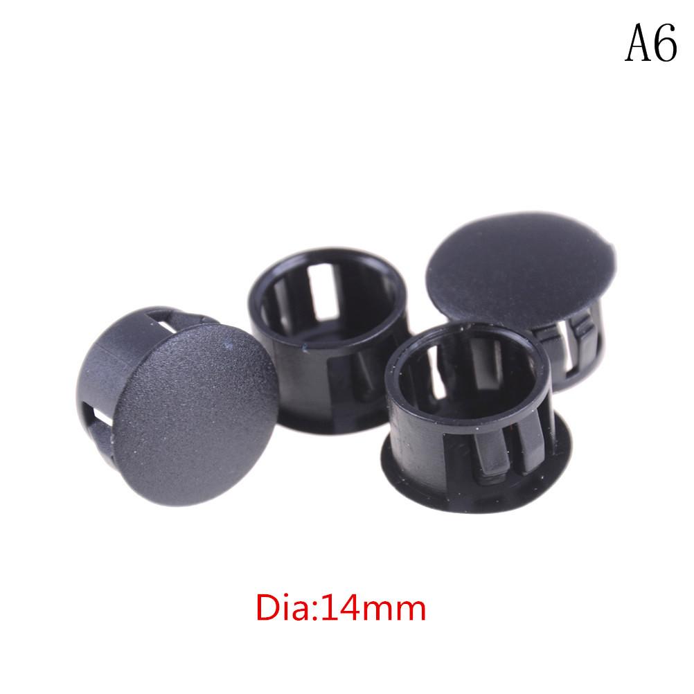 Dia. 5mm-38mm Silicone Rubber Snap-on Blanking Bore Plugs Hole Stopper Round Tube Pipe End Caps Sealing Dust-proof Waterproof