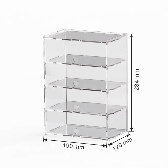 

Tomica/Tamiya 4WD Car Acrylic Display & Dustproof Storage Box 1-layer 190*120*75mm