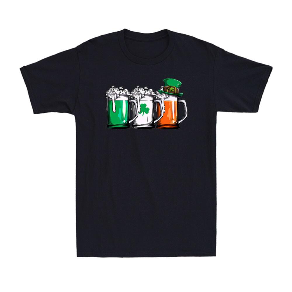 St Patricks Day Beer USA Irish Shamrock Drunk Bar Beer Drinking Men s T-Shirt XXXL