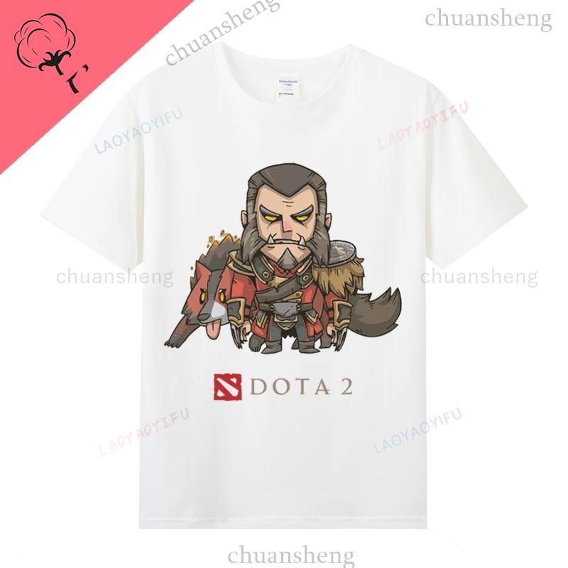 Dota2 Gaming TShirt Game Hero Printed Tshirt Top Shadow Fiend Pudge Axe Slardar Sven Wraith King Cent Phoenix Unisex Clothing